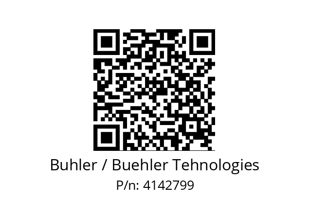   Buhler / Buehler Tehnologies 4142799