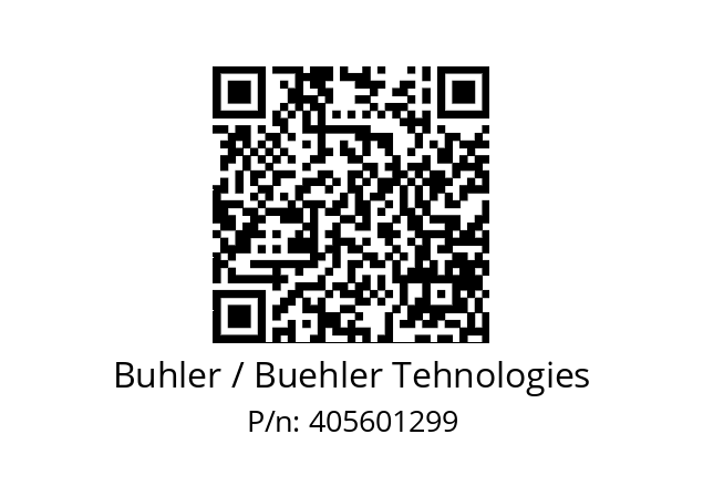   Buhler / Buehler Tehnologies 405601299