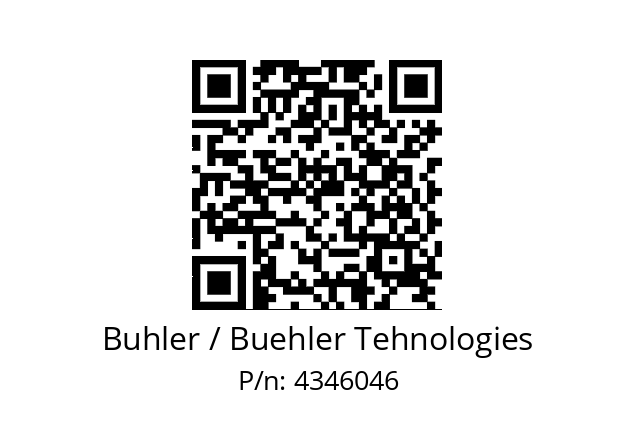   Buhler / Buehler Tehnologies 4346046