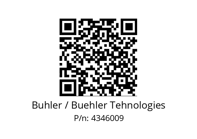   Buhler / Buehler Tehnologies 4346009