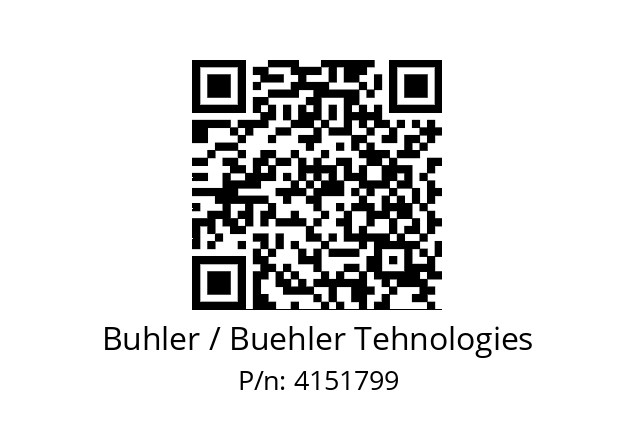   Buhler / Buehler Tehnologies 4151799