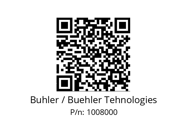   Buhler / Buehler Tehnologies 1008000