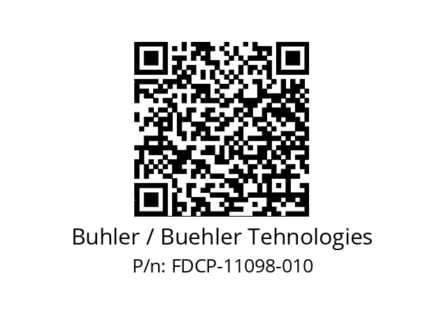   Buhler / Buehler Tehnologies FDCP-11098-010