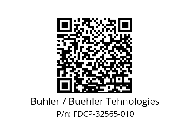   Buhler / Buehler Tehnologies FDCP-32565-010