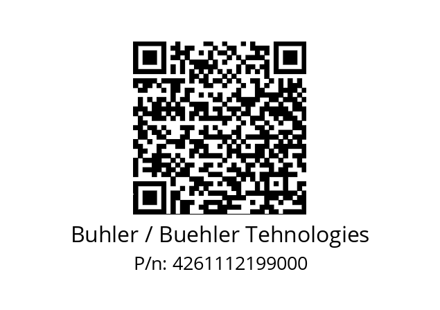   Buhler / Buehler Tehnologies 4261112199000