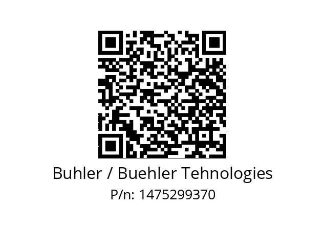   Buhler / Buehler Tehnologies 1475299370