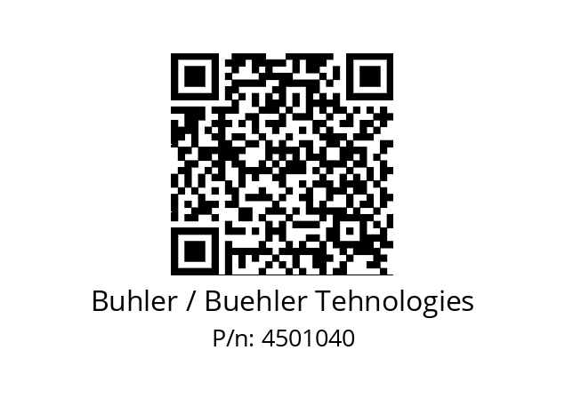   Buhler / Buehler Tehnologies 4501040