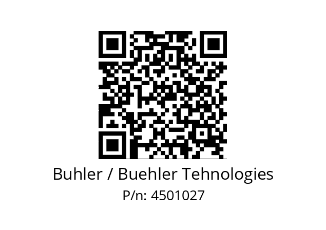   Buhler / Buehler Tehnologies 4501027