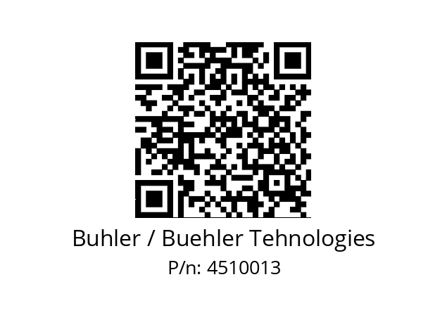   Buhler / Buehler Tehnologies 4510013