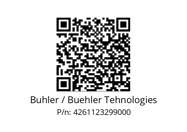   Buhler / Buehler Tehnologies 4261123299000