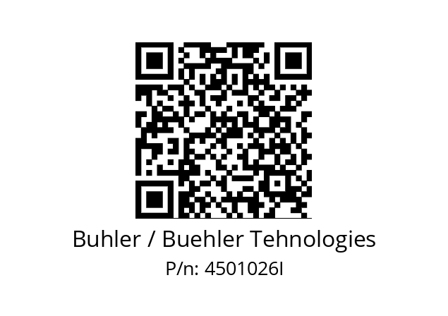   Buhler / Buehler Tehnologies 4501026I