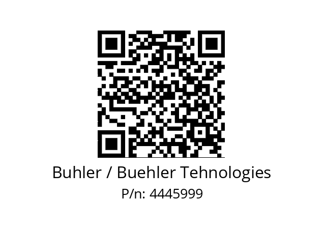   Buhler / Buehler Tehnologies 4445999