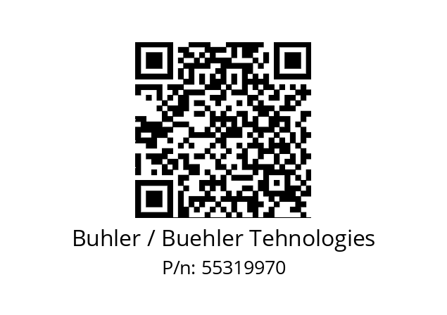   Buhler / Buehler Tehnologies 55319970