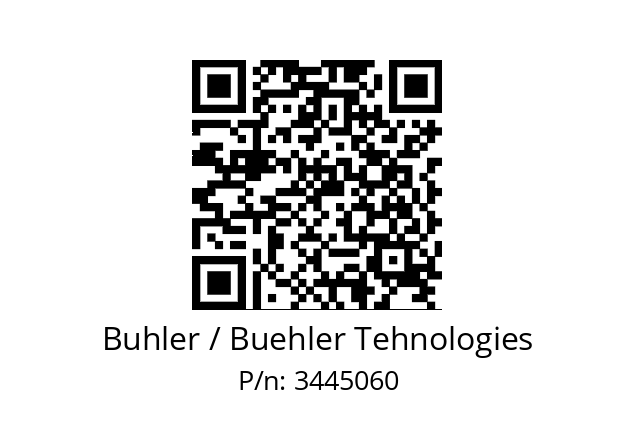   Buhler / Buehler Tehnologies 3445060