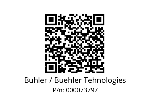   Buhler / Buehler Tehnologies 000073797