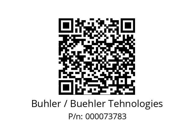   Buhler / Buehler Tehnologies 000073783