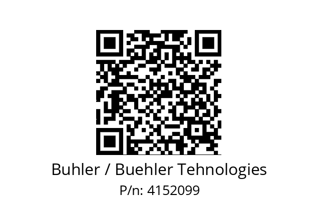   Buhler / Buehler Tehnologies 4152099