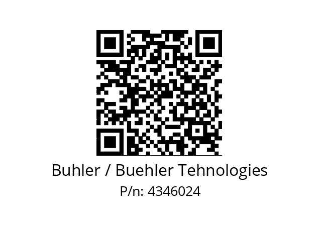   Buhler / Buehler Tehnologies 4346024