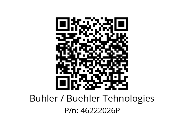 Sample gas probe  Buhler / Buehler Tehnologies 46222026P