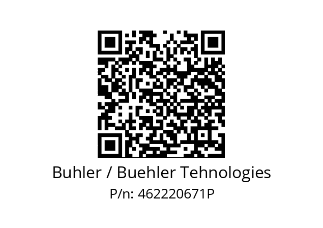 Sample gas probe  Buhler / Buehler Tehnologies 462220671P