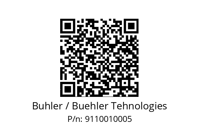 Sample gas probe  Buhler / Buehler Tehnologies 9110010005