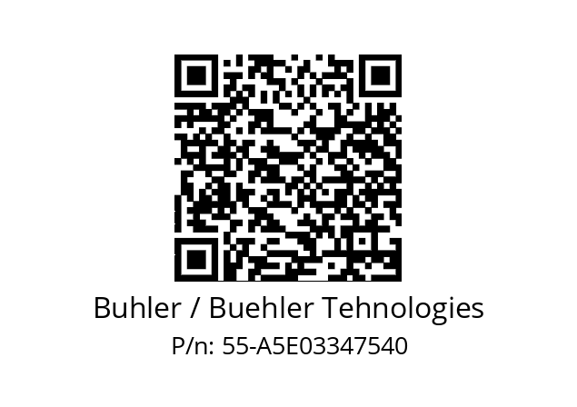   Buhler / Buehler Tehnologies 55-A5E03347540