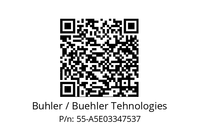   Buhler / Buehler Tehnologies 55-A5E03347537