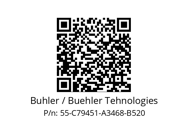   Buhler / Buehler Tehnologies 55-C79451-A3468-B520