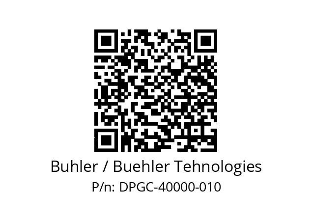   Buhler / Buehler Tehnologies DPGC-40000-010