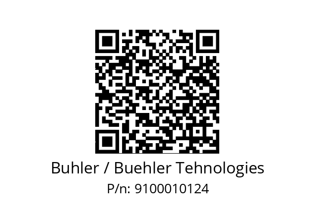   Buhler / Buehler Tehnologies 9100010124