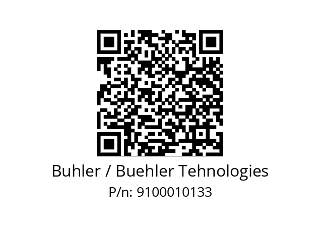   Buhler / Buehler Tehnologies 9100010133