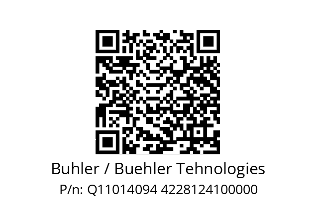   Buhler / Buehler Tehnologies Q11014094 4228124100000