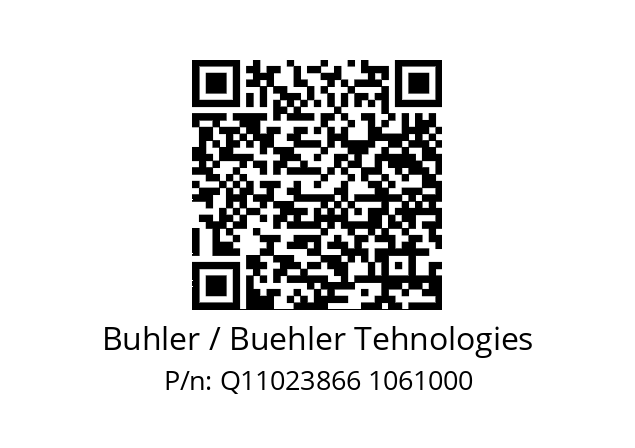   Buhler / Buehler Tehnologies Q11023866 1061000