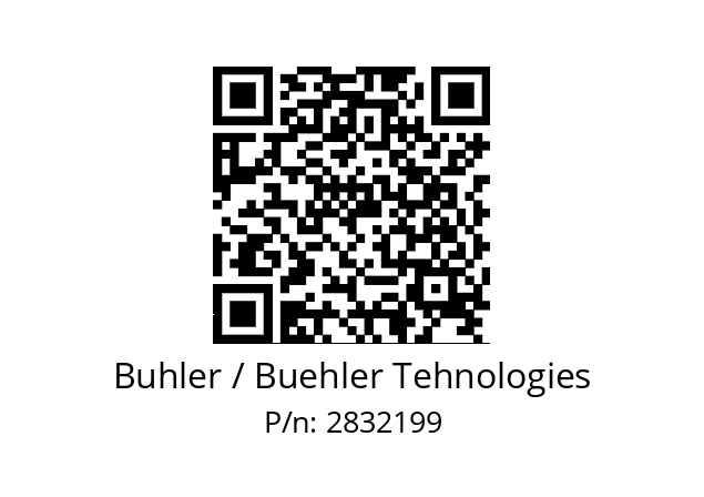   Buhler / Buehler Tehnologies 2832199