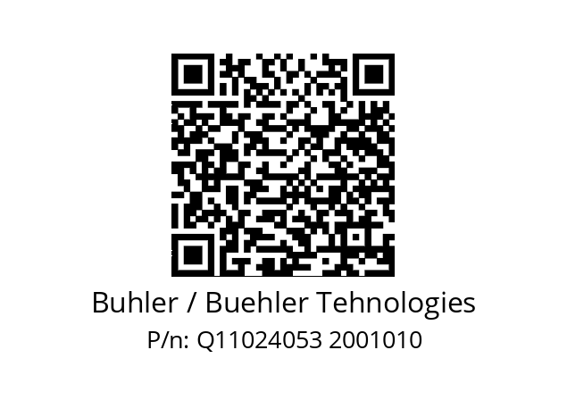   Buhler / Buehler Tehnologies Q11024053 2001010