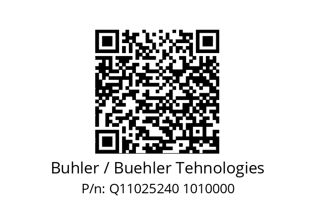   Buhler / Buehler Tehnologies Q11025240 1010000