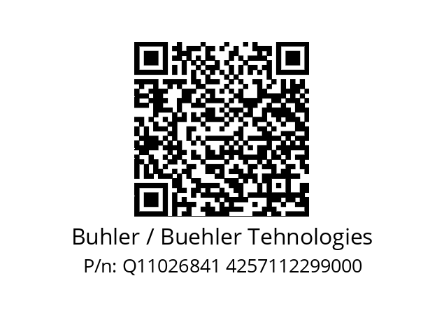   Buhler / Buehler Tehnologies Q11026841 4257112299000