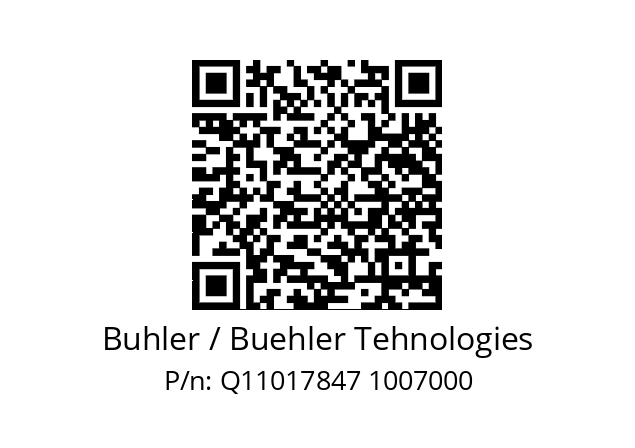   Buhler / Buehler Tehnologies Q11017847 1007000