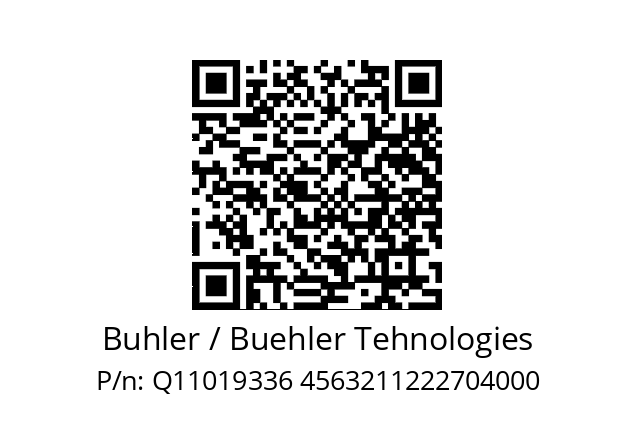   Buhler / Buehler Tehnologies Q11019336 4563211222704000