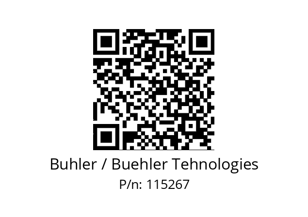   Buhler / Buehler Tehnologies 115267