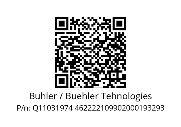   Buhler / Buehler Tehnologies Q11031974 462222109902000193293