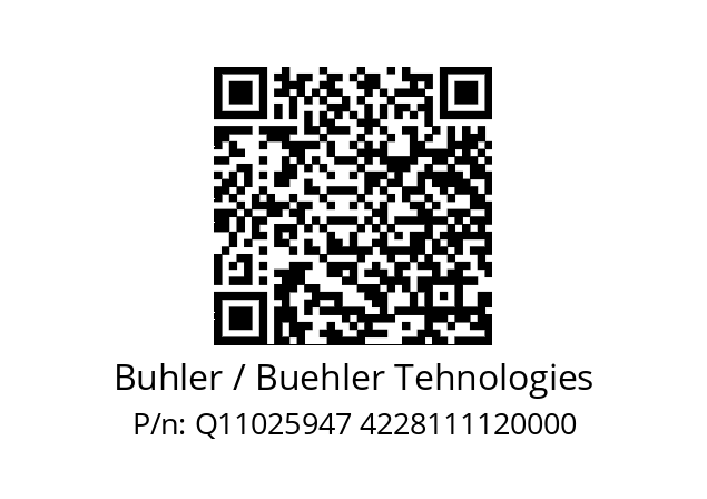   Buhler / Buehler Tehnologies Q11025947 4228111120000