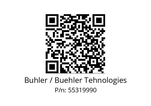   Buhler / Buehler Tehnologies 55319990