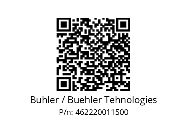   Buhler / Buehler Tehnologies 462220011500