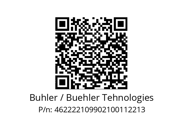   Buhler / Buehler Tehnologies 462222109902100112213