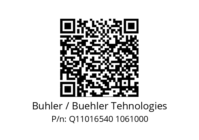   Buhler / Buehler Tehnologies Q11016540 1061000