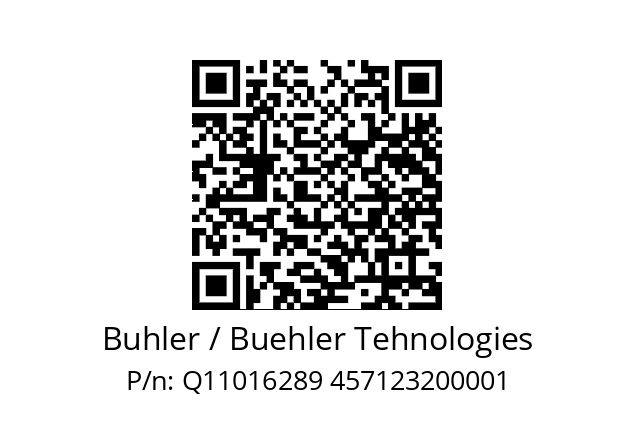   Buhler / Buehler Tehnologies Q11016289 457123200001