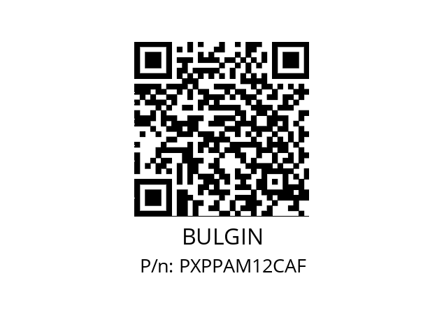   BULGIN PXPPAM12CAF