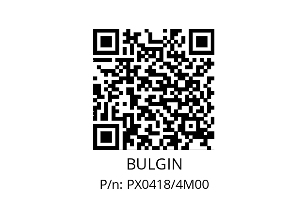   BULGIN PX0418/4M00