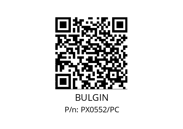   BULGIN PX0552/PC